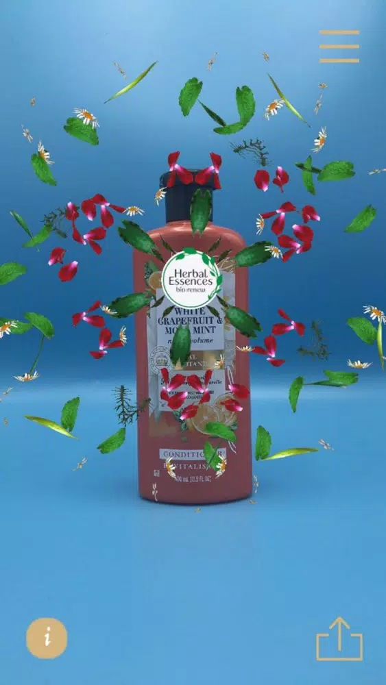 Herbal Essences AR Experience سکرین شاٹس