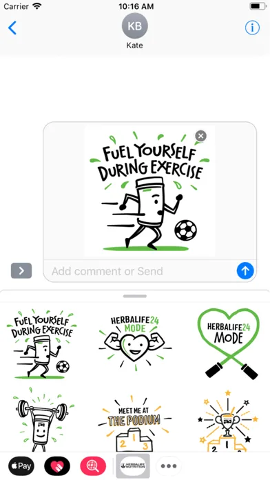 Herbalife Nutrition Stickers Screenshots