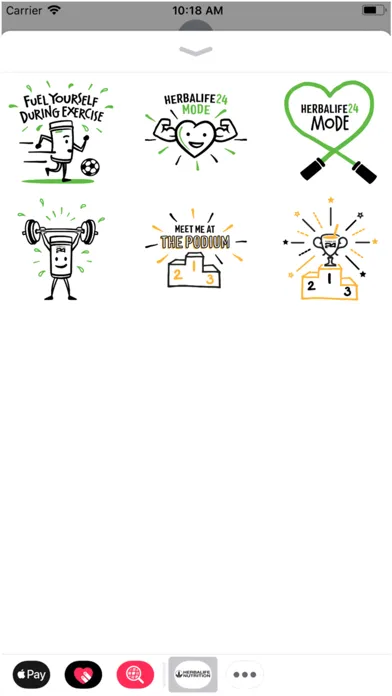Herbalife Nutrition Stickers Screenshots