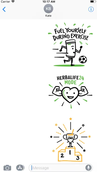 Herbalife Nutrition Stickers Screenshots