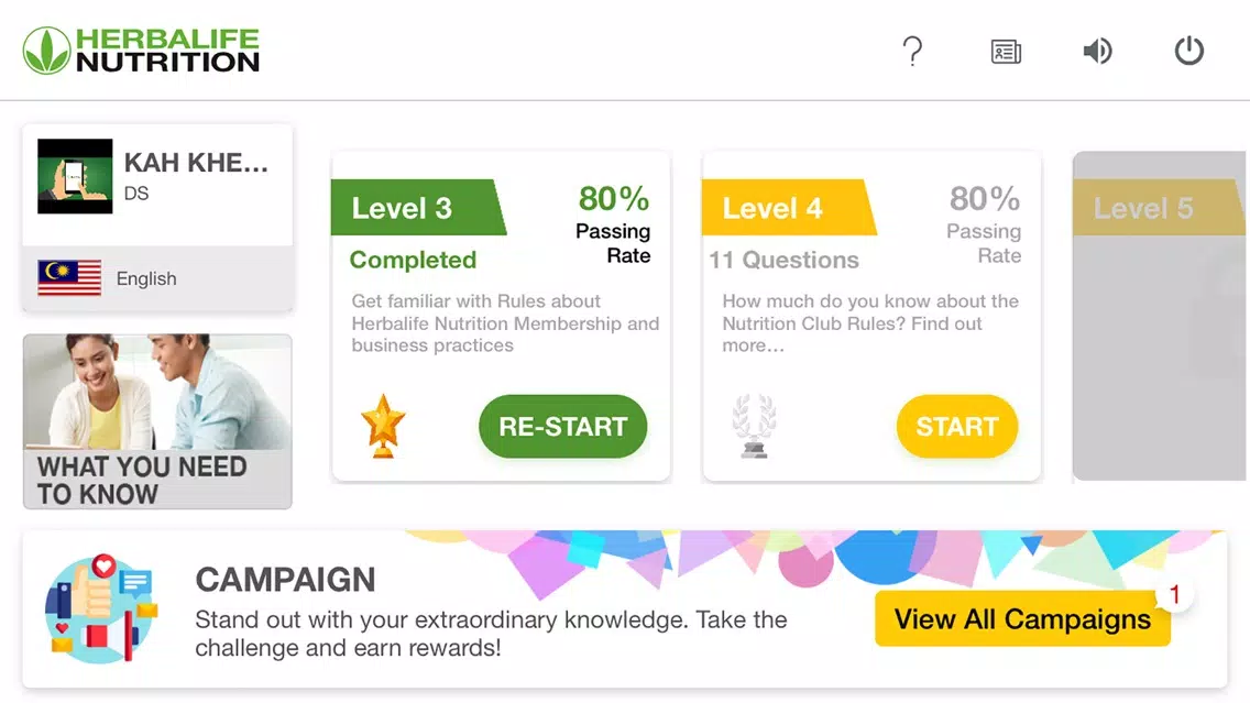 Herbalife iLearn Ekran Görüntüleri