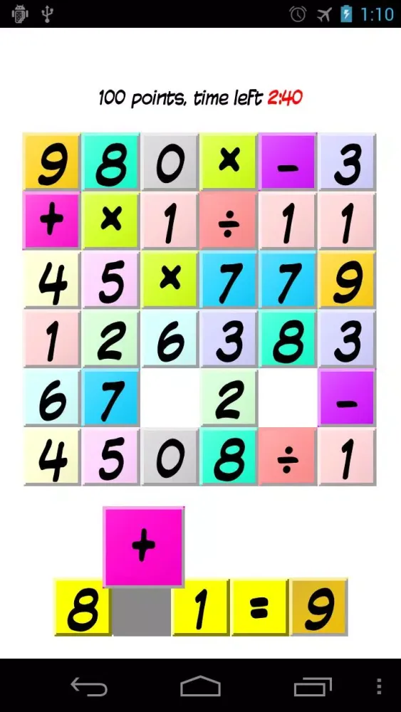 Скриншоты Math Games