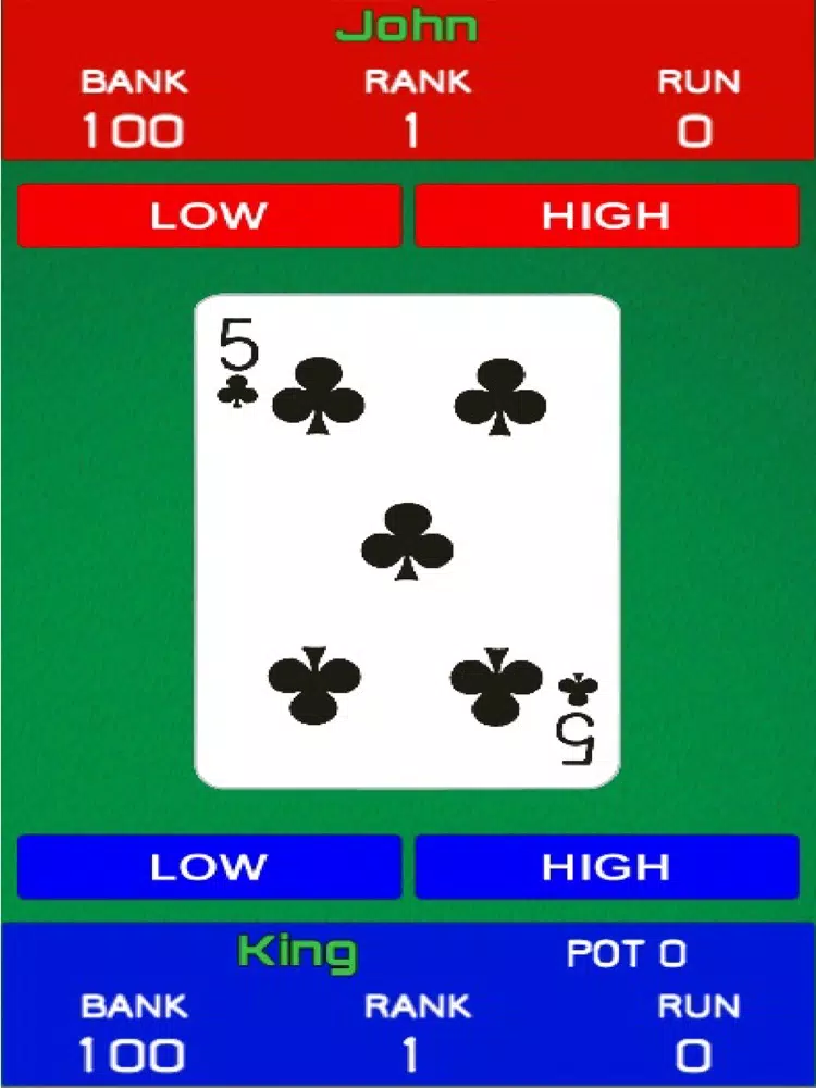 Zrzuty ekranu High Low Go iPad 