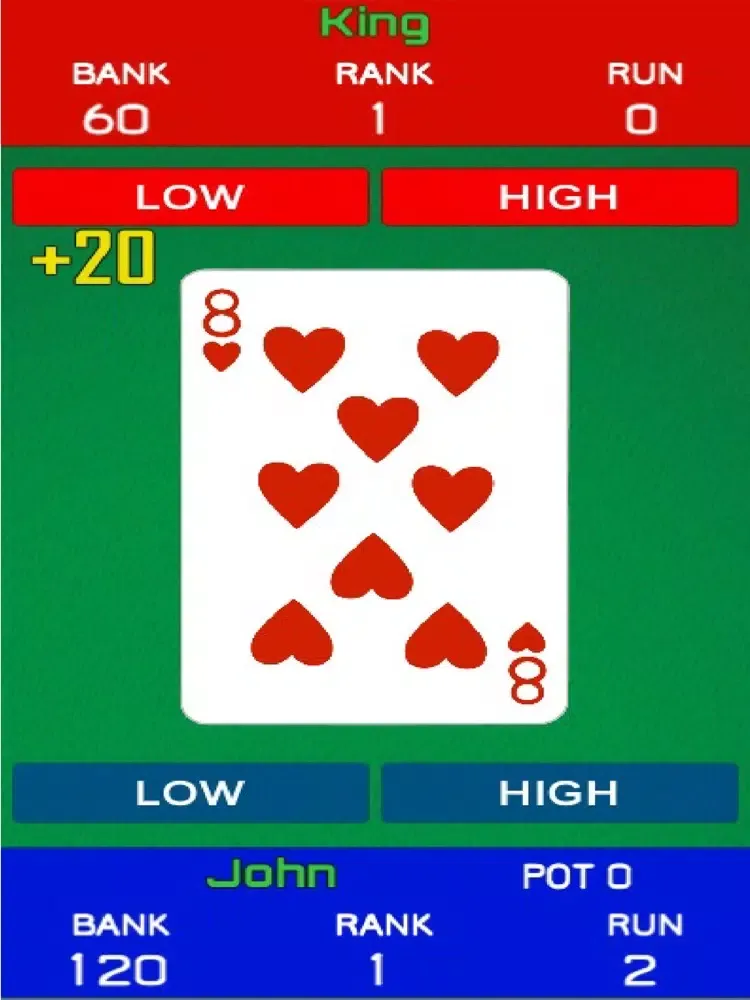 High Low Go iPad 应用截图