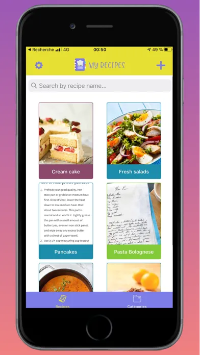 Tangkapan skrin My Recipes Album