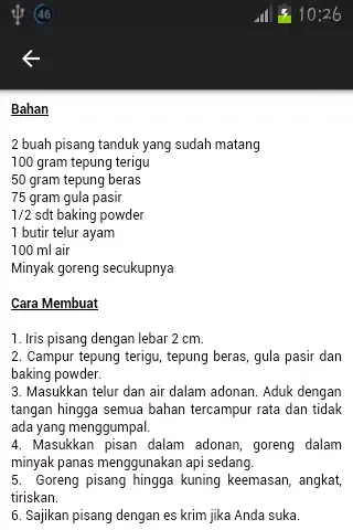 10+ Resep Olahan Pisang Screenshots