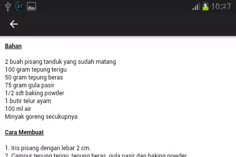 10+ Resep Olahan Pisang Screenshots