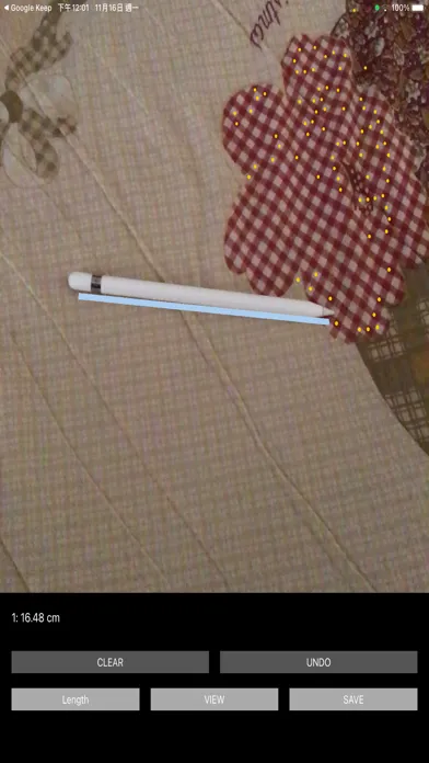 Capturas de tela do AR Measure (Here You Are)