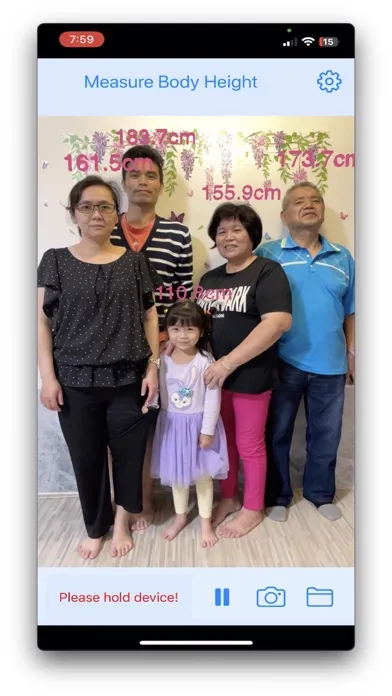 Tangkapan layar Measure Body Height
