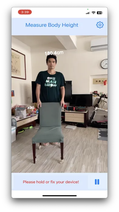 Tangkapan layar Measure Body Height