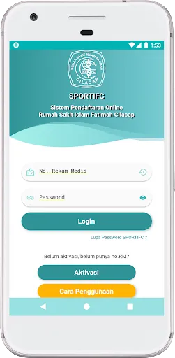 Captures d'écran de SPORTIFC - Booking RSIFC