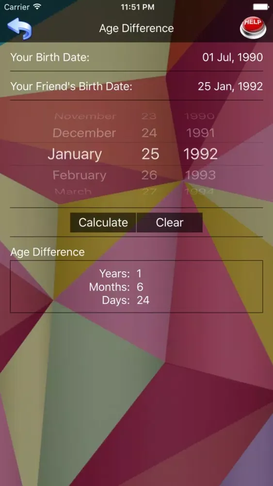 Date Calculator :) سکرین شاٹس