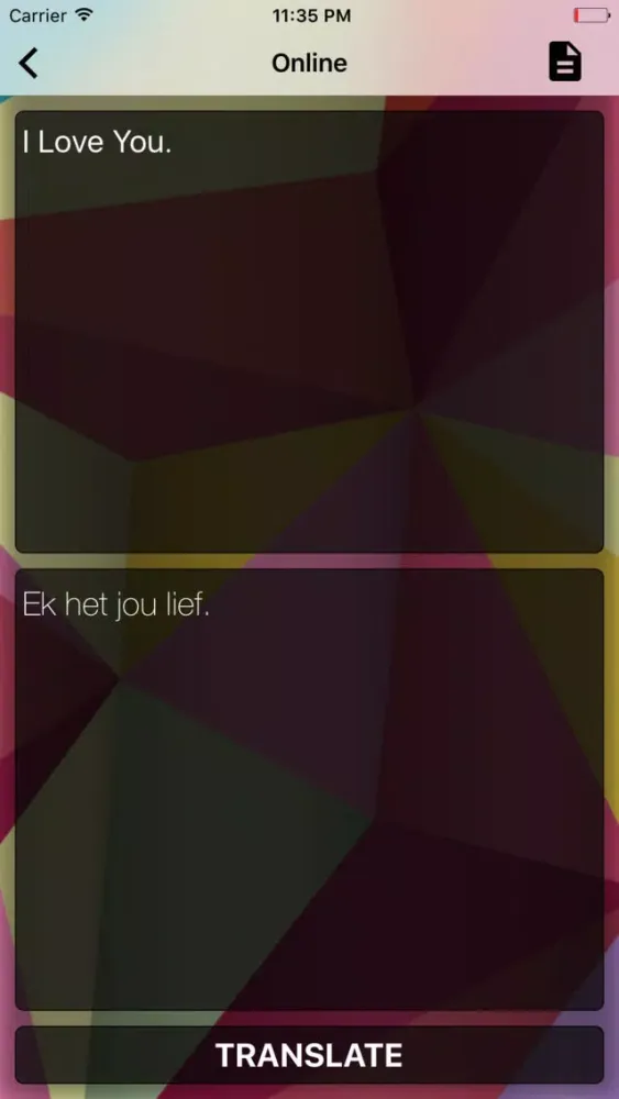 English To Afrikaans :)应用截图