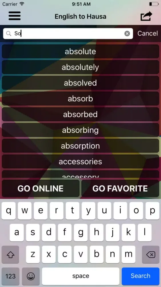English To Hausa Translator应用截图