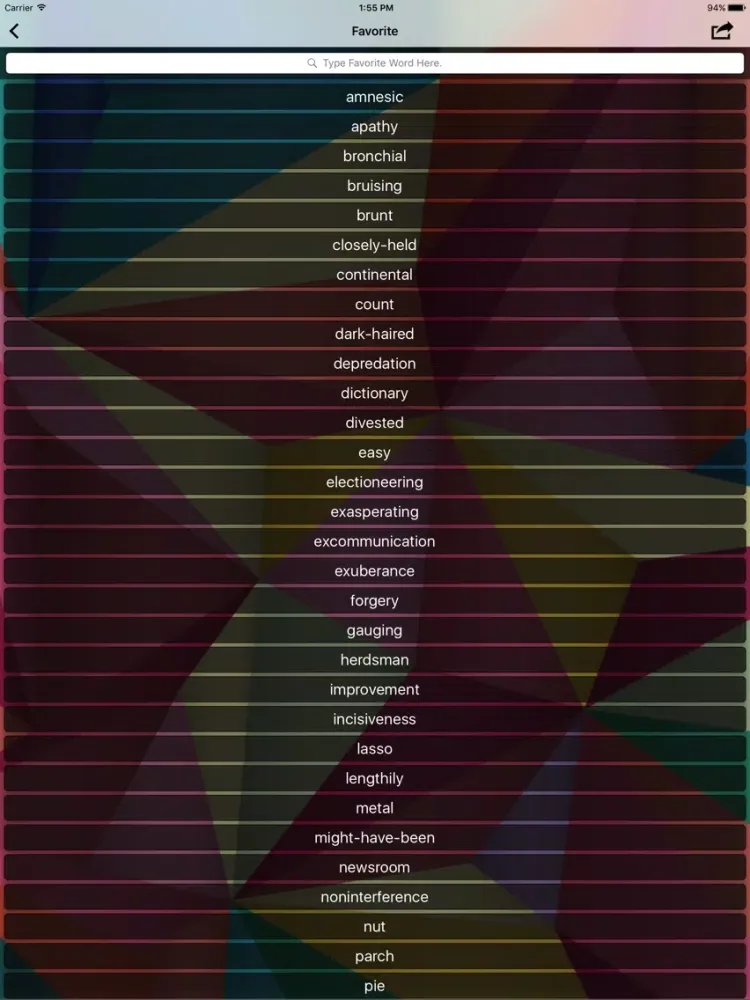 Capturas de tela do English To Slovenian iPad 
