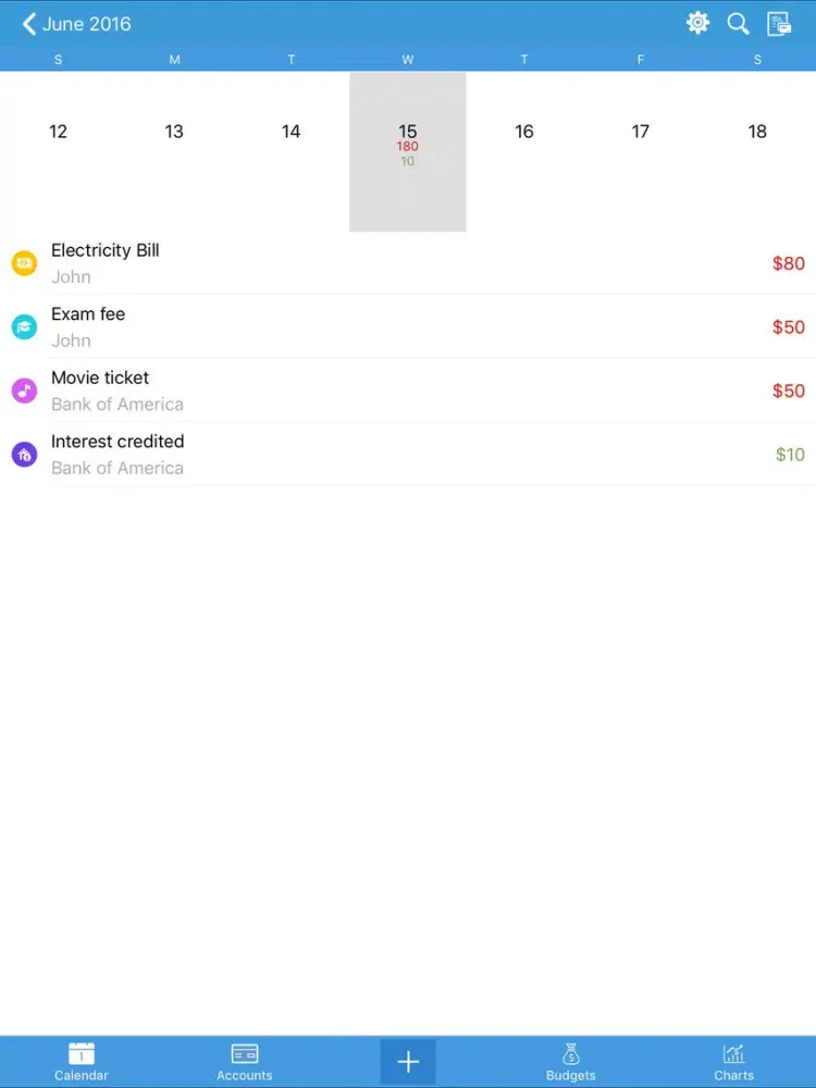 Screenshot di Expense Manager - Personal Finance Assistant Free iPad 