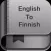 English To Finnish Dictionary