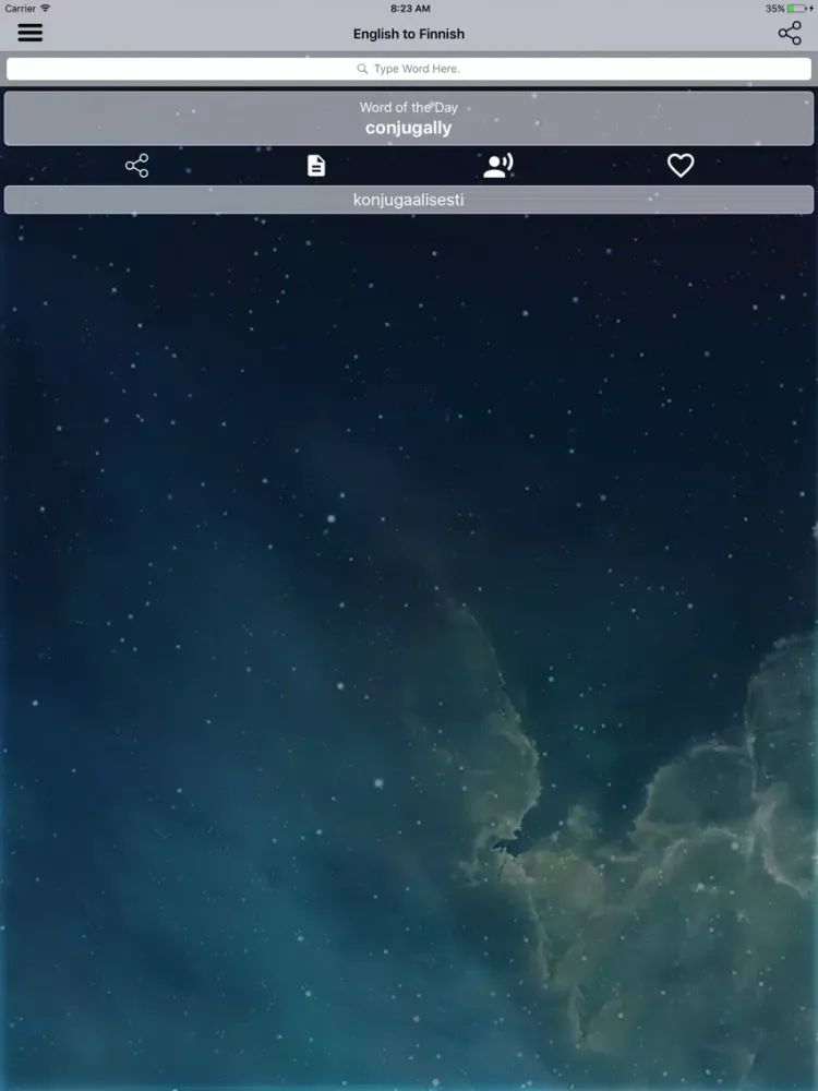English To Finnish Dictionary iPad  Ekran Görüntüleri