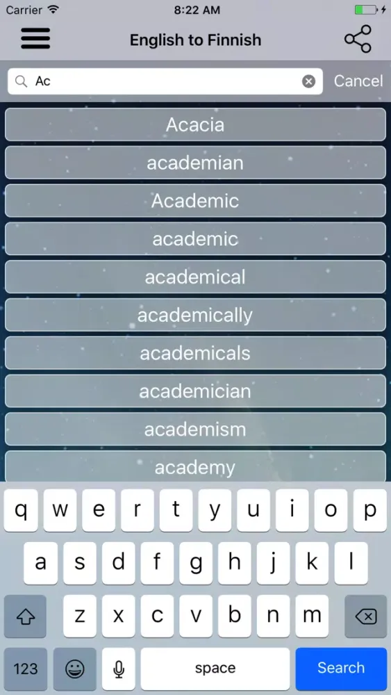 English To Finnish Dictionary Ekran Görüntüleri