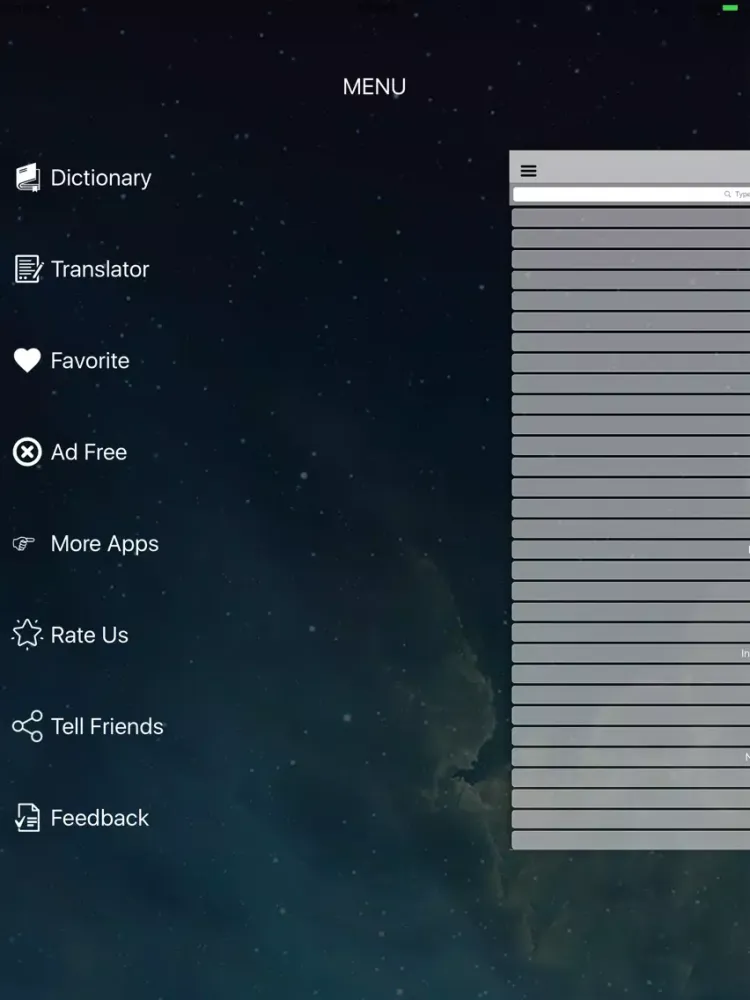 Ảnh chụp màn hình của English To Kannada :) iPad 