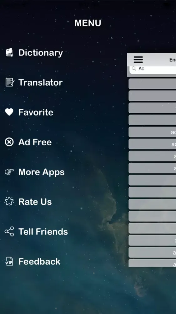 English To Malay Dictionary Screenshots