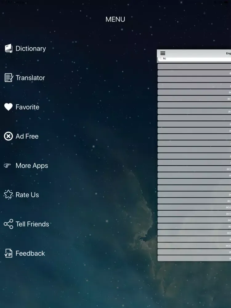 English To Maltese Dictionary iPad 应用截图