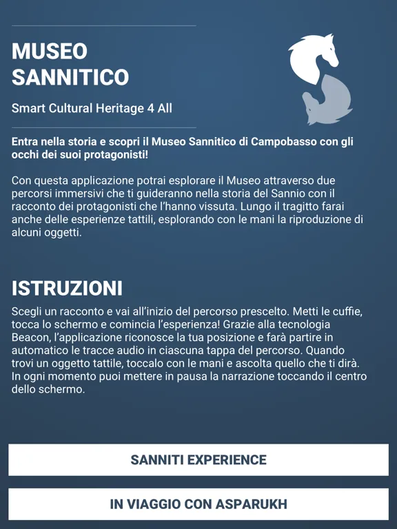 Tangkapan skrin Museo Sannitico - BE iPad 