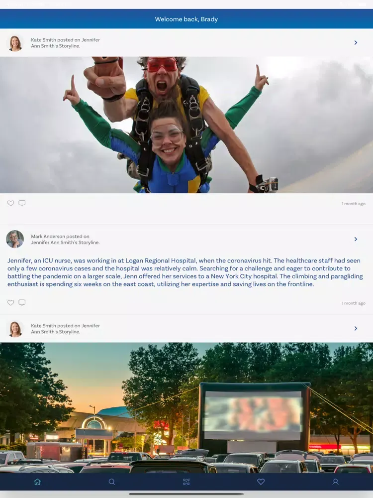 Storyline Memorials iPad  Screenshots