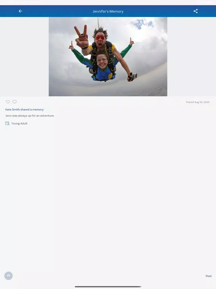 Storyline Memorials iPad  Screenshots