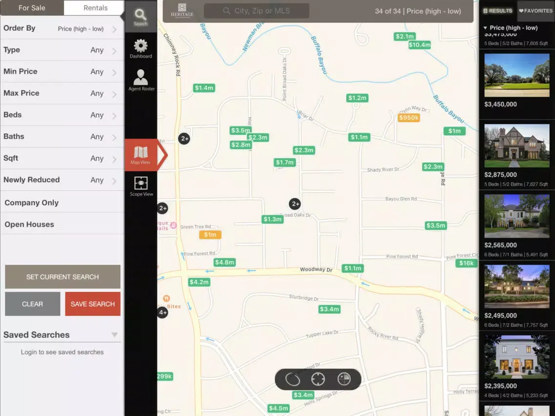 Heritage Texas Home Search iPad  スクリーンショット