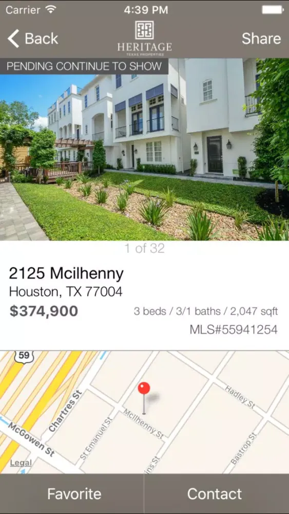 Heritage Texas Home Search スクリーンショット