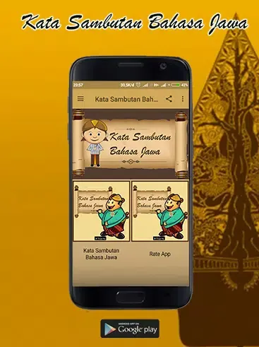 Kata Sambutan Bahasa Jawa应用截图