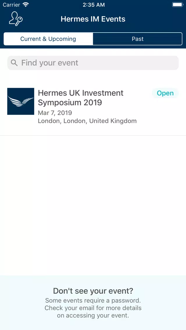 Capturas de pantalla de Federated Hermes Intl. Events