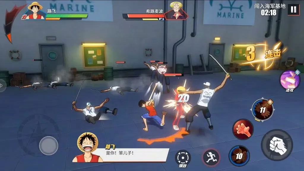 Screenshot di One Piece Fighting Path