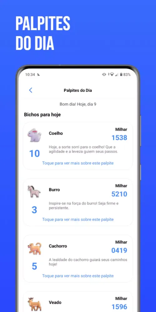 Palpite do Bicho Screenshots