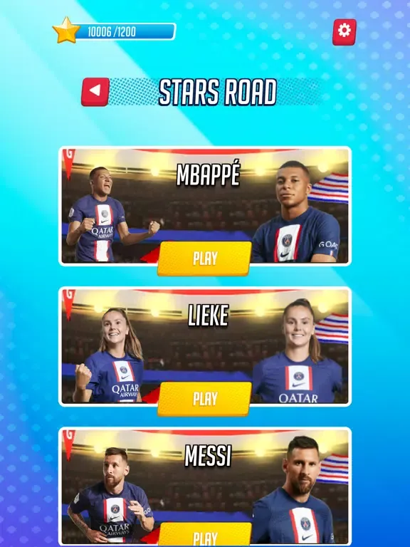 PSG Soccer Freestyle 2023 iPad  Ekran Görüntüleri