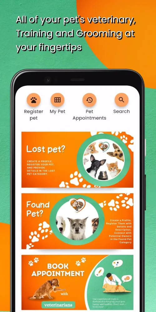 Pawpdi - Pet Care & Finder App应用截图