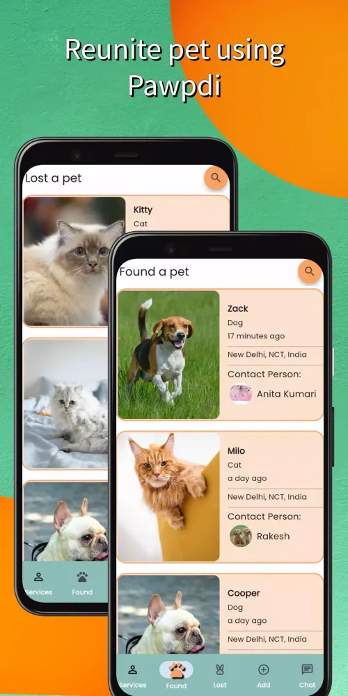 Pawpdi - Pet Care & Finder App应用截图