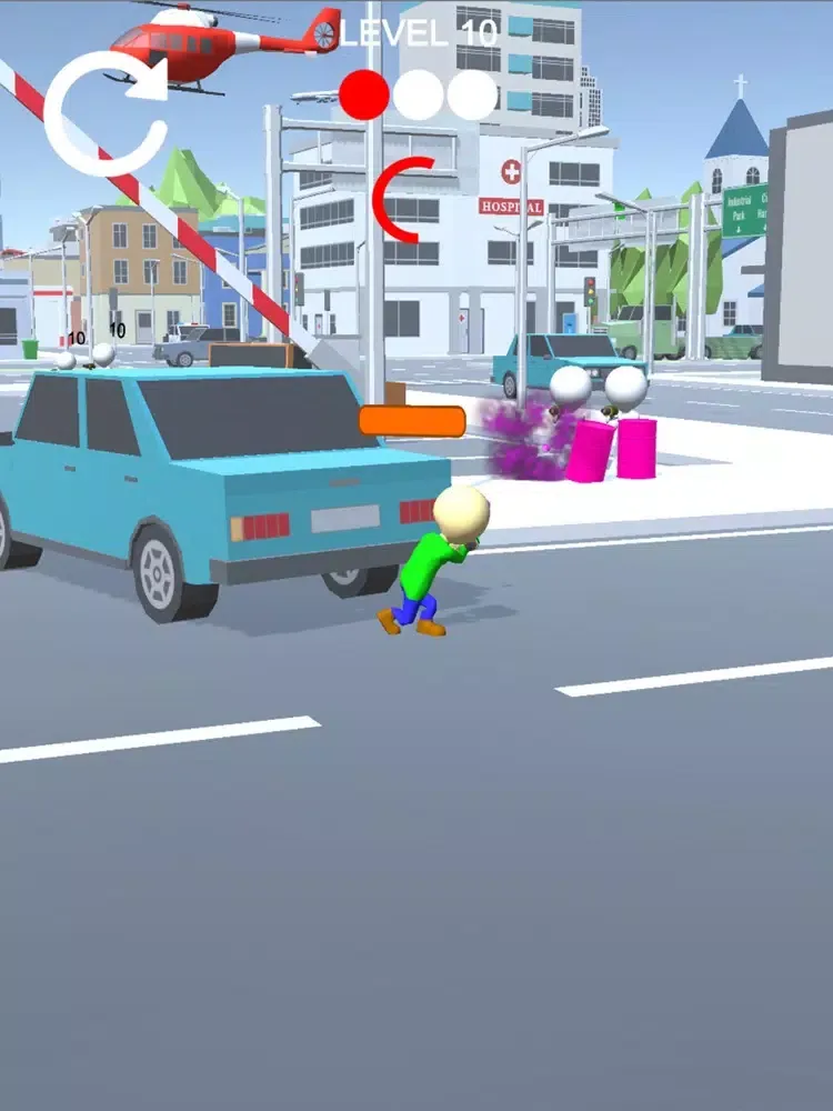 Capturas de pantalla de Baldis Rope Hero Rescue iPad 