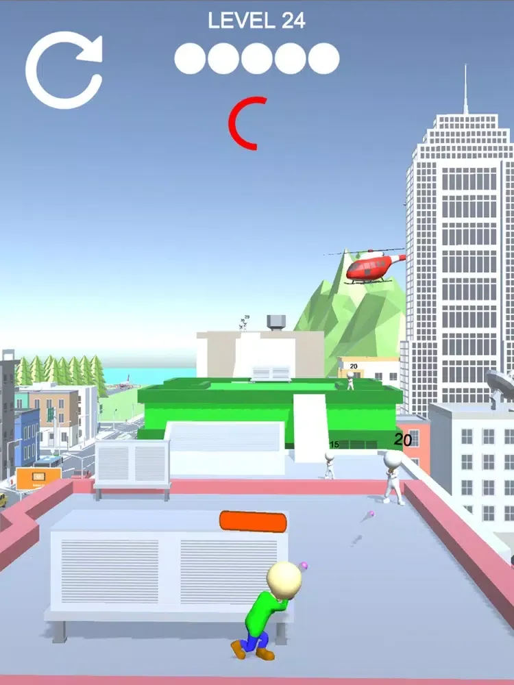 Capturas de pantalla de Baldis Rope Hero Rescue iPad 