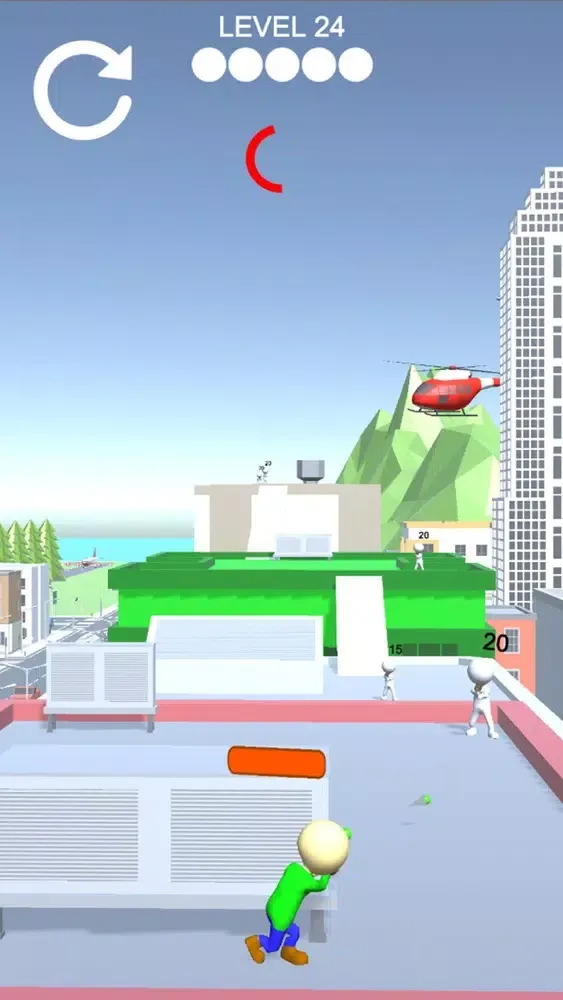 Capturas de pantalla de Baldis Rope Hero Rescue