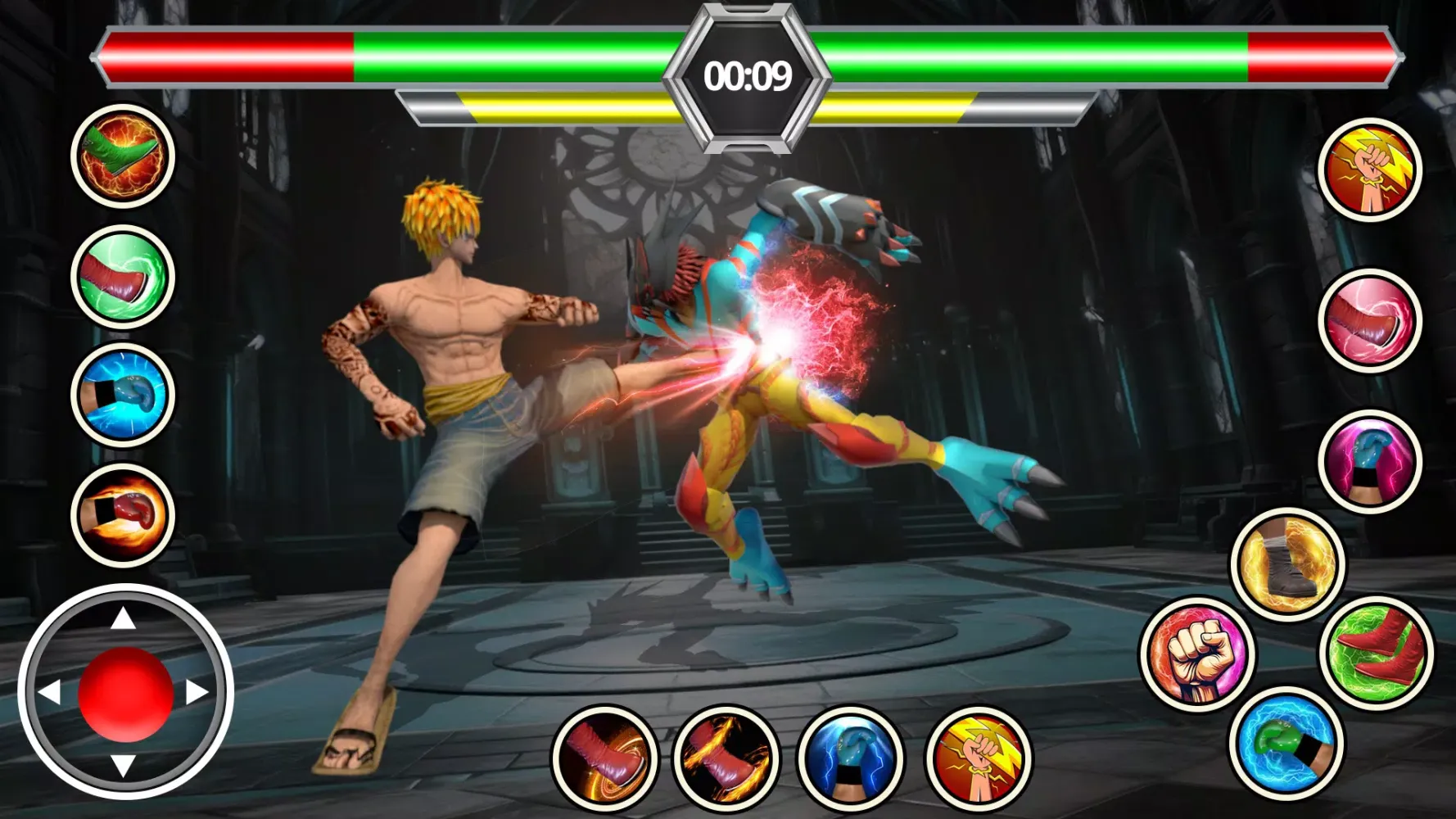 Anime KungFu Karate Fight Game 스크린샷