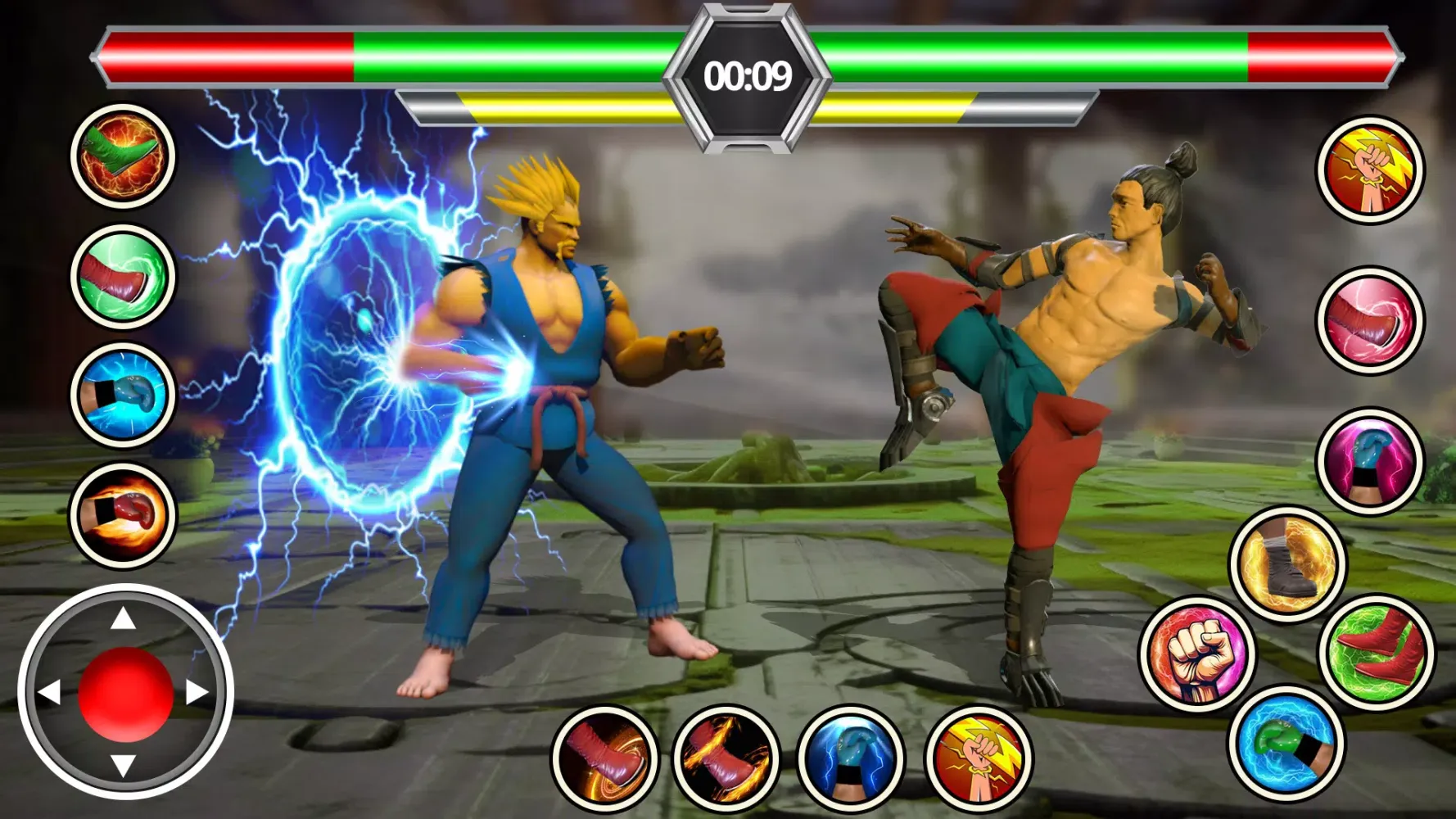 Anime KungFu Karate Fight Game 스크린샷