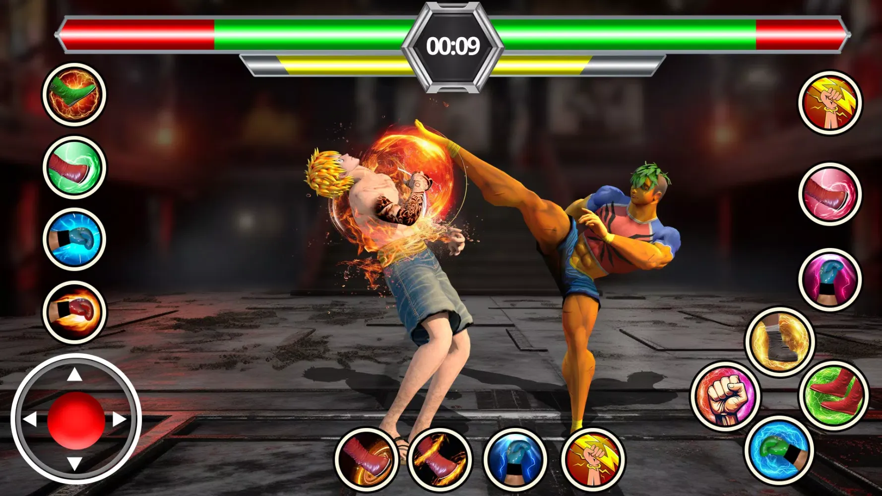 Anime KungFu Karate Fight Game 스크린샷