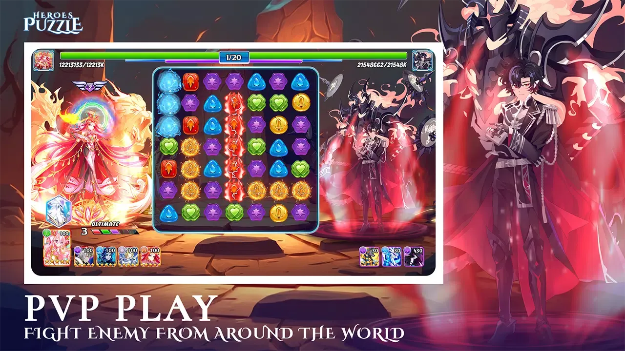 Heroes & Puzzles: Match-3 RPG Ekran Görüntüleri