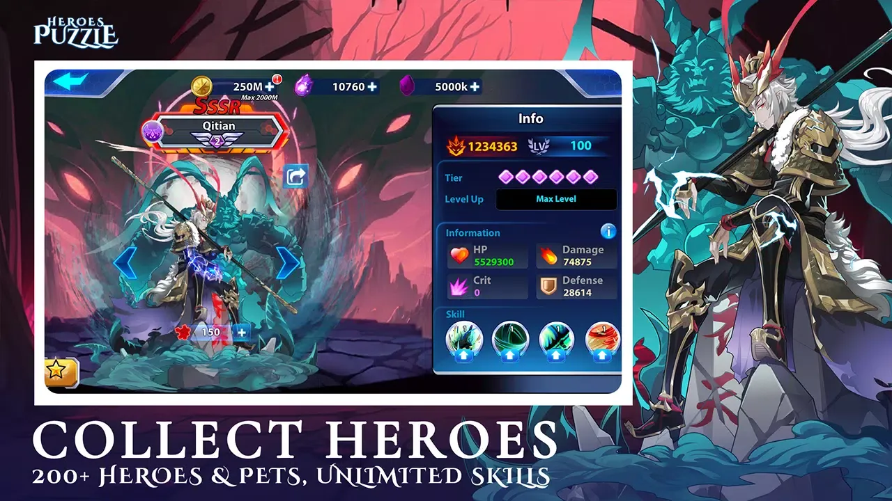 Heroes & Puzzles: Match-3 RPG Ekran Görüntüleri