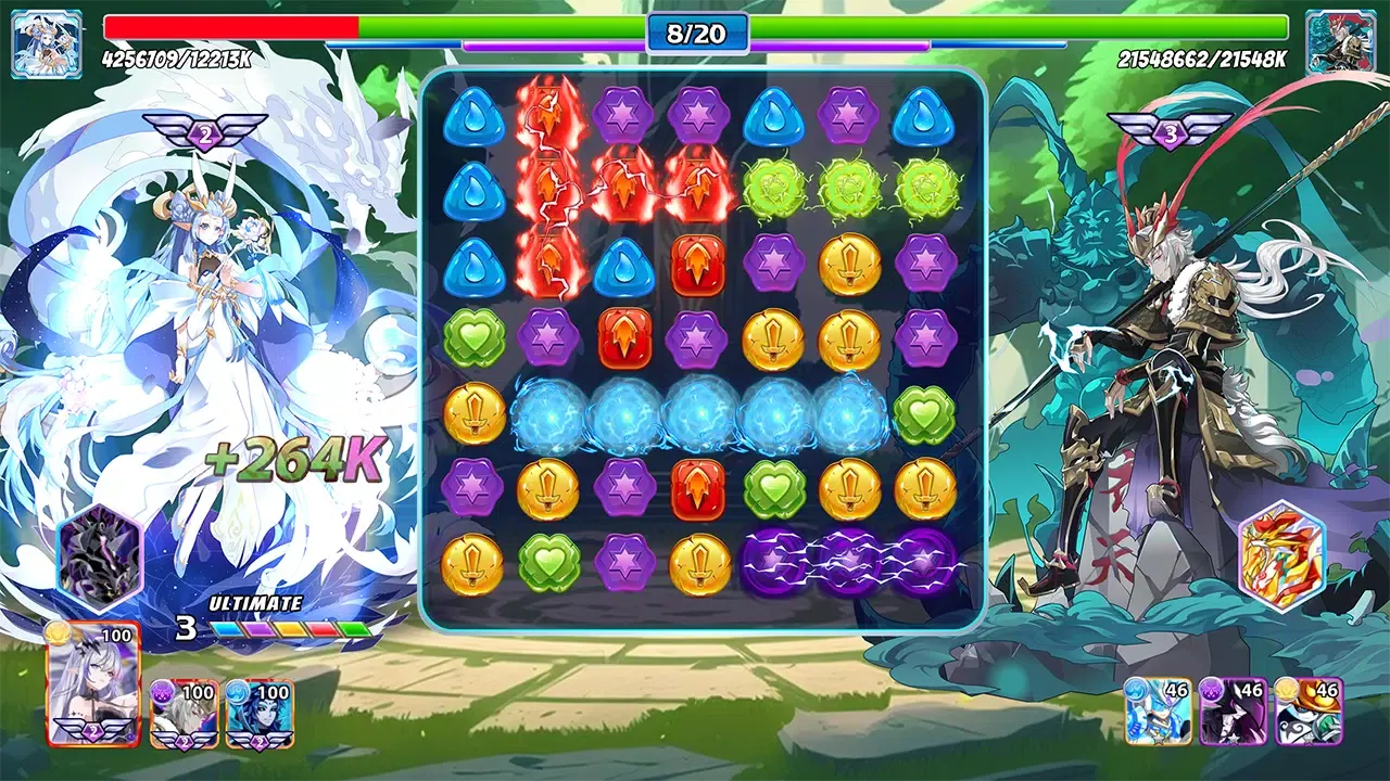 Heroes & Puzzles: Match-3 RPG Ekran Görüntüleri