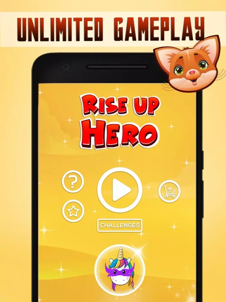 Rise Up Hero - Keep it alive iPad  스크린샷