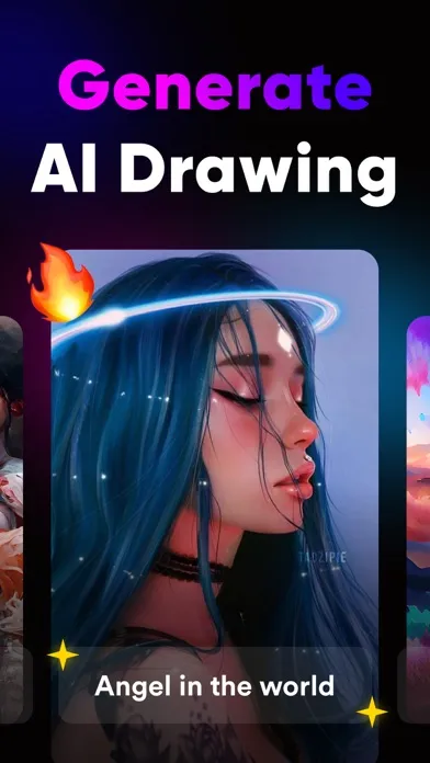 ภาพหน้าจอของ AI Art Generator - Hero