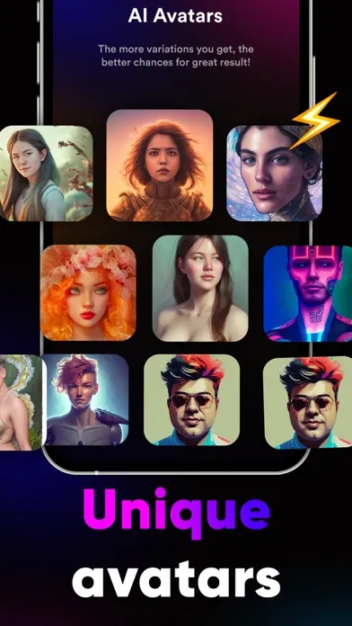 ภาพหน้าจอของ AI Art Generator - Hero